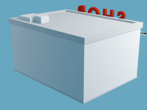 shop low poly Modelo 3D