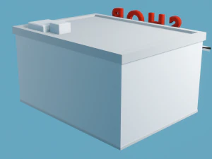 shop low poly 3D Model