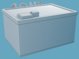 shop low poly Modelo 3D
