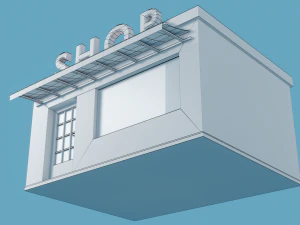 shop low poly 3D Model