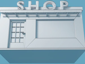 shop low poly 3D Model