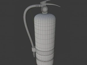 fire extinguisher - high poly 3D Model
