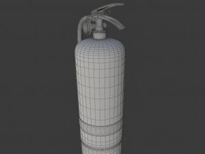 fire extinguisher - high poly 3D Model