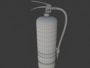 fire extinguisher - high poly 3D Model