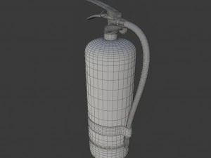 fire extinguisher - high poly 3D Model