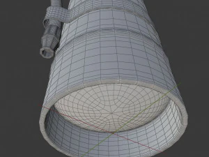 fire extinguisher - high poly 3D Model