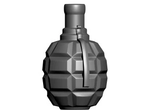 석류 한 병 3D 프린트 모델
