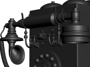 retro phone 3D Print Model