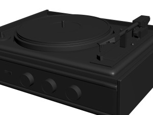 vinyl player 3D प्रिंट मॉडल