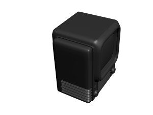 retro tv 3D Baskı Modeli