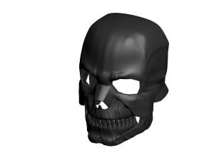 skull mask Modello di stampa 3D