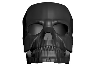 skull mask Modello di stampa 3D