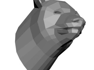 low-poly bear model 3D Print Model