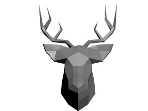 low-poly deer model 3D Print Model