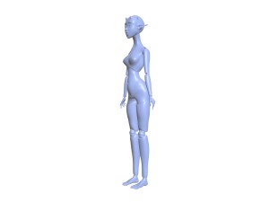 woman orc doll Model Cetak 3D