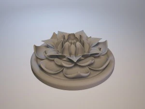 lotus flower figurine 3D Print Model
