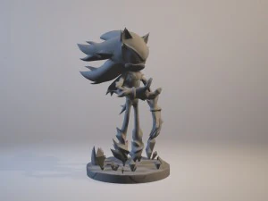 mephiles the dark sonic x 3D Принт Модель