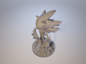 mephiles the dark sonic x 3D Print Model