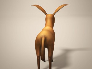 cartoon donkey 3D मॉडल
