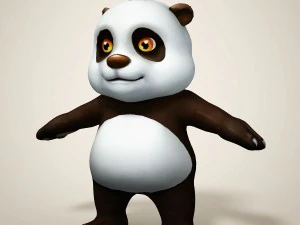 panda Modelo 3D