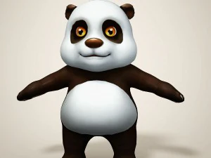 panda Modelo 3D