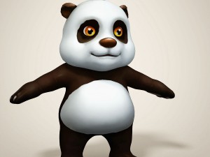 panda 3Dモデル