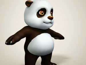 panda Modelo 3D