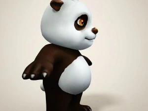 panda Modelo 3D