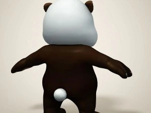 panda Modelo 3D
