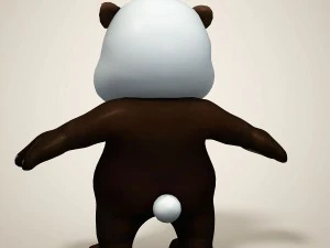 panda Modelo 3D