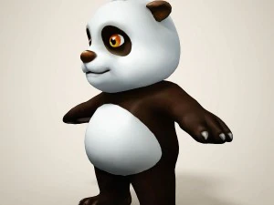panda Modelo 3D