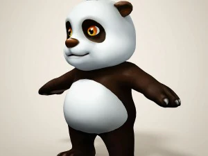 panda Modelo 3D