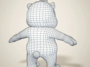 panda Modelo 3D