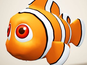 clown fish 3D Model