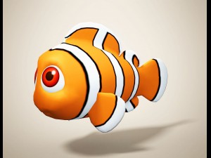 clown fish 3Dモデル