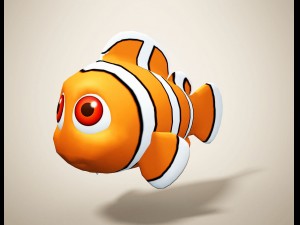 clown fish 3Dモデル