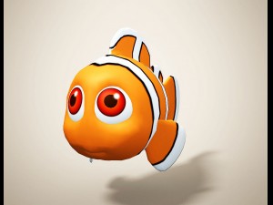 clown fish 3Dモデル