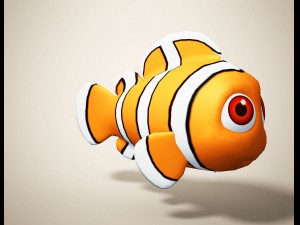 clown fish 3Dモデル