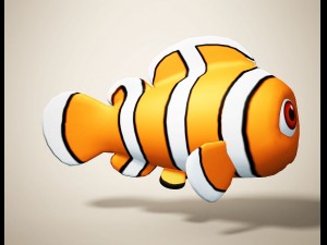 clown fish 3Dモデル