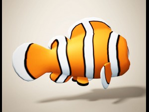 clown fish 3Dモデル