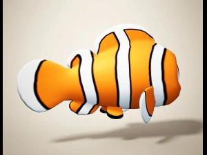clown fish 3D Model