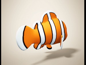 clown fish 3Dモデル