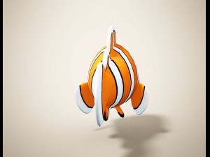 clown fish 3Dモデル