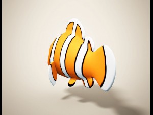 clown fish 3Dモデル