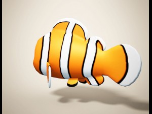 clown fish 3Dモデル