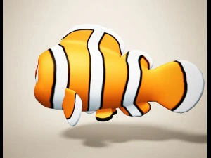 clown fish 3D Model
