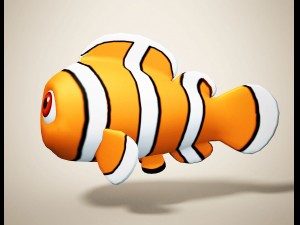 clown fish 3Dモデル