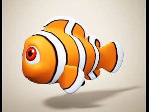 clown fish 3Dモデル