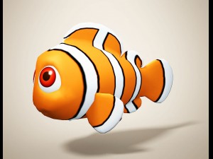 clown fish 3Dモデル
