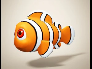 clown fish 3D Model